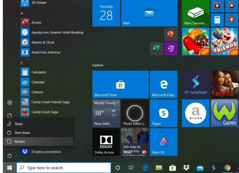 6 façons de redémarrer un ordinateur Windows 10 La maison la plus douce