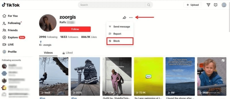 طريقة سهلة لحظر شخص على TikTok - %categories