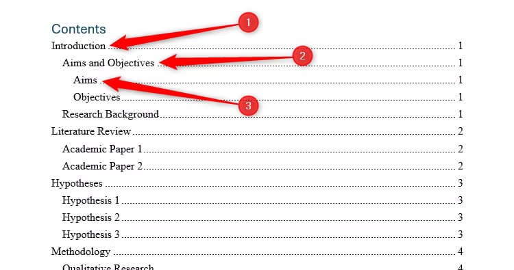 طريقة إنشاء وتحديث جدول المحتويات بسهولة في Microsoft Word - %categories