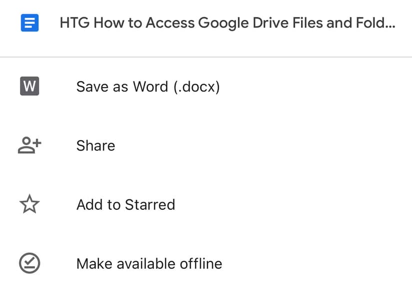 كيفية تصفح ملفات Google Drive دون اتصال على Android وiPhone - %categories