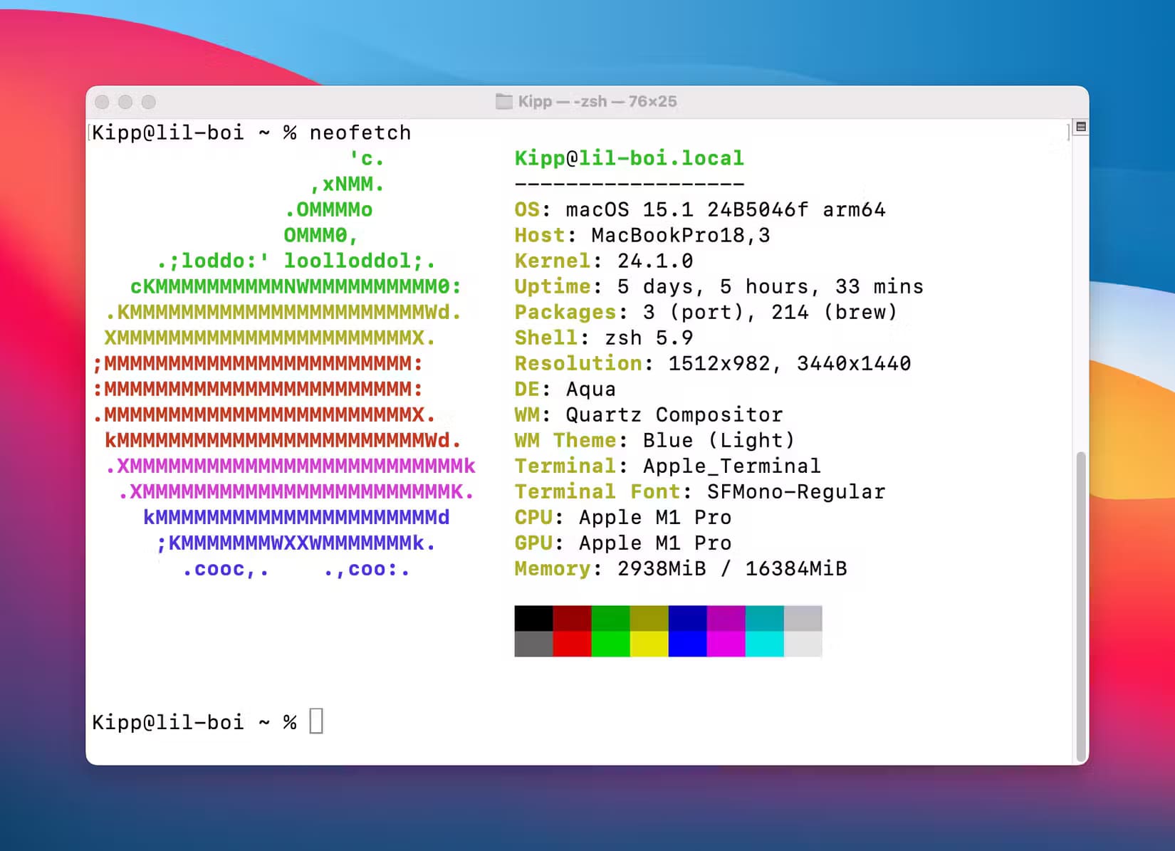 استخدم الألوان مع Terminal في جهاز Mac لإضافة لمسة جمالية وتحسين الوظائف - %categories