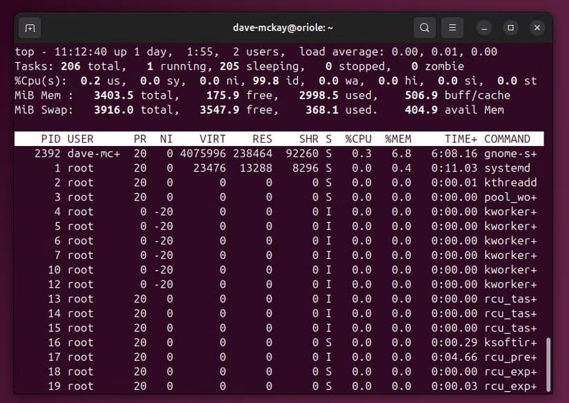 كيف تجد العمليات التي تستهلك الموارد في سطر أوامر Linux - %categories