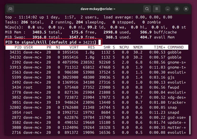 كيف تجد العمليات التي تستهلك الموارد في سطر أوامر Linux - %categories