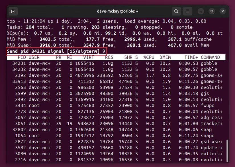 كيف تجد العمليات التي تستهلك الموارد في سطر أوامر Linux - %categories