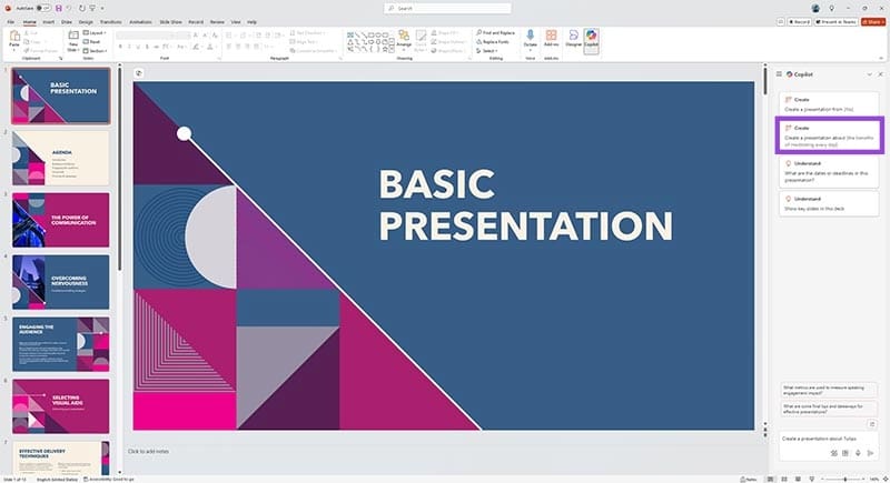 كيفية الاستفادة من Copilot في PowerPoint لتحسين عروضك التقديمية - %categories