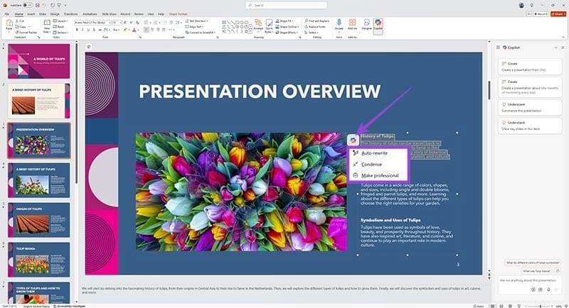 كيفية الاستفادة من Copilot في PowerPoint لتحسين عروضك التقديمية - %categories