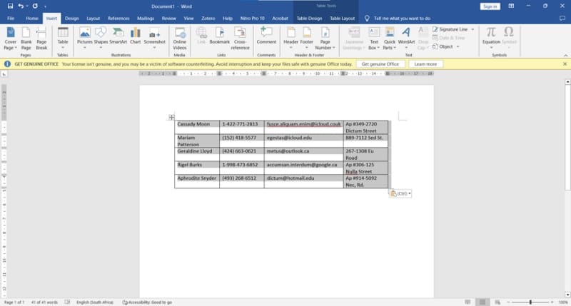 طريقة سهلة لتحويل جداول Word إلى Excel بدون فقدان البيانات - %categories