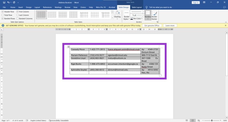 طريقة سهلة لتحويل جداول Word إلى Excel بدون فقدان البيانات - %categories