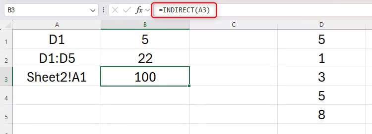 طرق فعّالة لاستخدام دالة INDIRECT في Excel - %categories