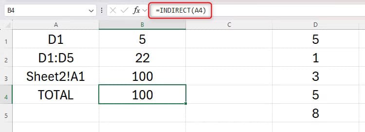 طرق فعّالة لاستخدام دالة INDIRECT في Excel - %categories