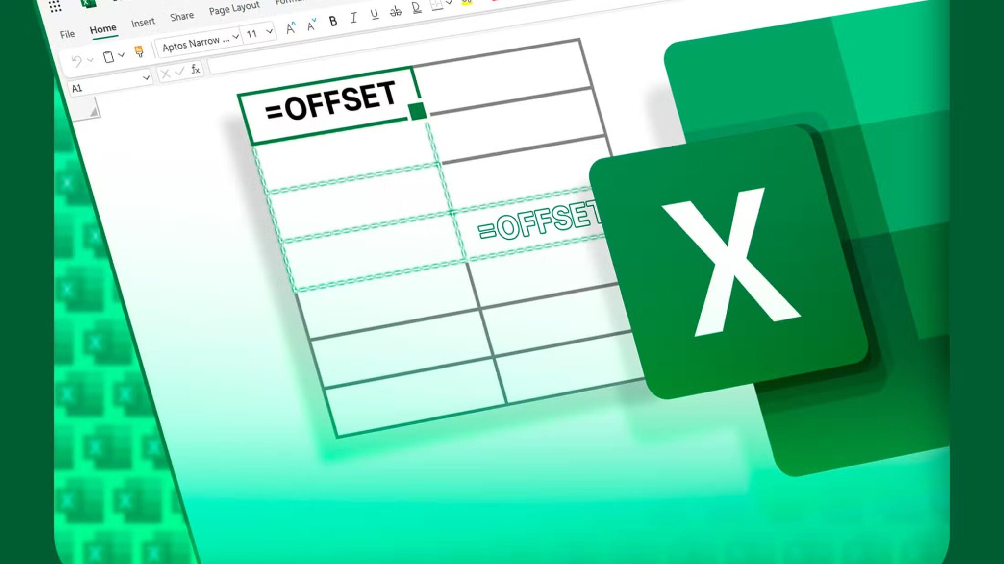 كيفية استخدام دالة OFFSET في Excel - %categories