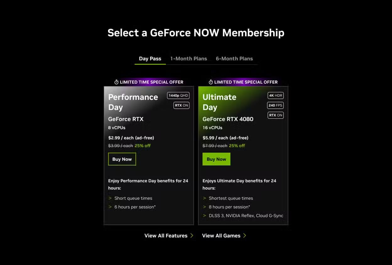 خدمة Nvidia GeForce NOW تضيف حدودًا لوقت اللعب - %categories