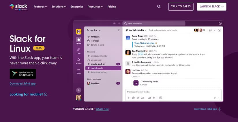 طريقة تثبيت تطبيق Slack على نظام Linux بسهولة - %categories