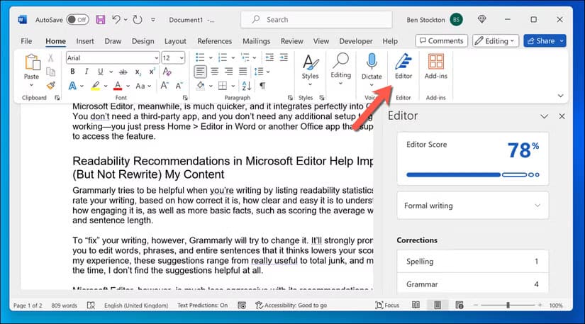 السبب وراء انتقالي من Grammarly إلى Microsoft Editor - %categories