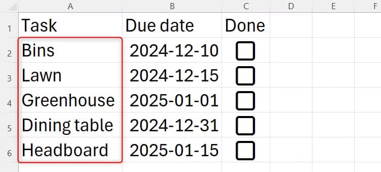 طرق تعديل عرض الأعمدة في Excel ليتناسب مع البيانات تلقائيًا - %categories