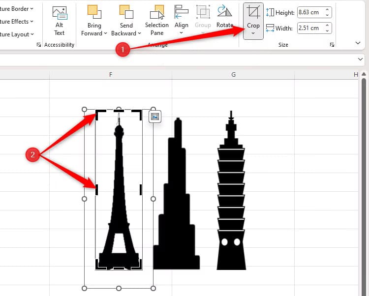 إضافة الصور والأيقونات إلى أعمدة المخططات في Excel بخطوات بسيطة - %categories