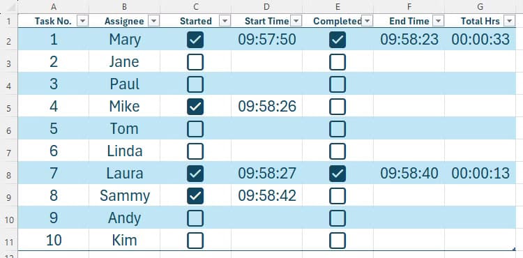 إضافة تاريخ ووقت تلقائي لمربعات الاختيار في Excel بخطوات سهلة - %categories