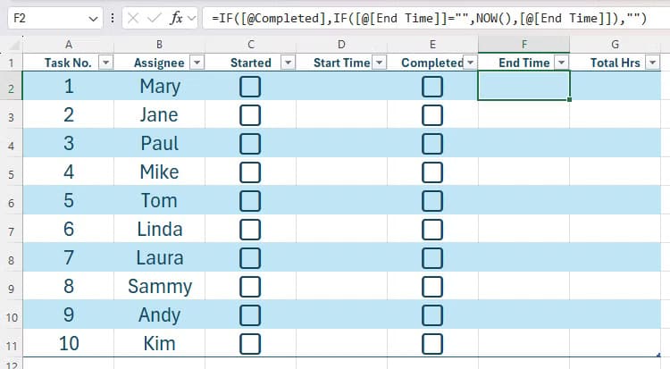 إضافة تاريخ ووقت تلقائي لمربعات الاختيار في Excel بخطوات سهلة - %categories