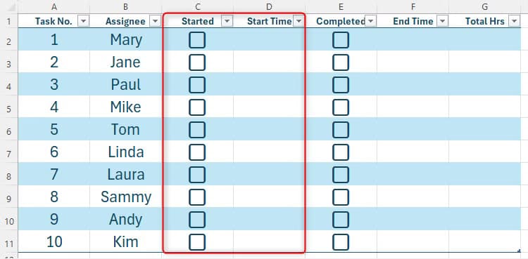 إضافة تاريخ ووقت تلقائي لمربعات الاختيار في Excel بخطوات سهلة - %categories