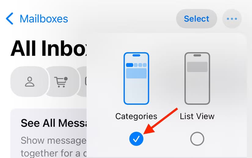 تعرف على كيفية إيقاف فئات البريد الإلكتروني على iPhone بسهولة - %categories