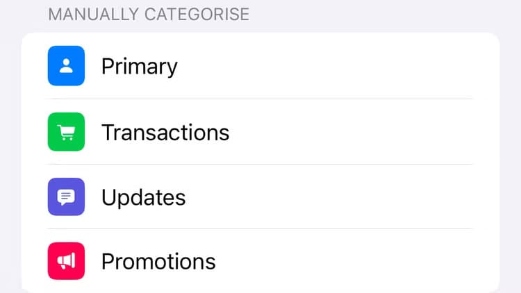 تعرف على كيفية إيقاف فئات البريد الإلكتروني على iPhone بسهولة - %categories