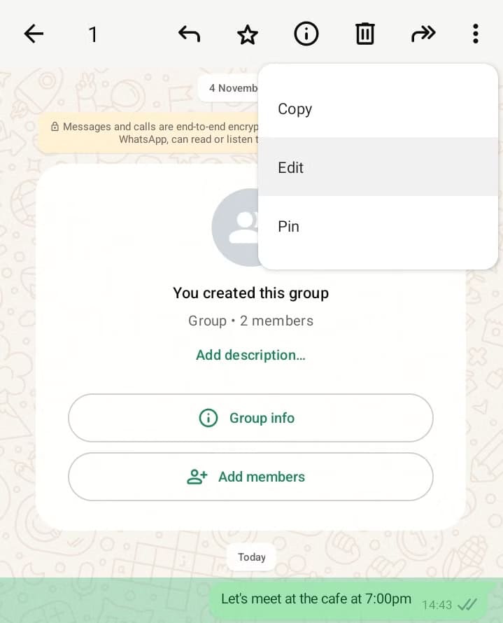 طريقة تعديل رسائل WhatsApp بعد إرسالها بخطوات بسيطة - %categories