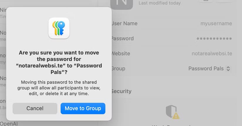 كيفية استخدام ميزة مشاركة كلمة المرور في تطبيق Apple Passwords - %categories