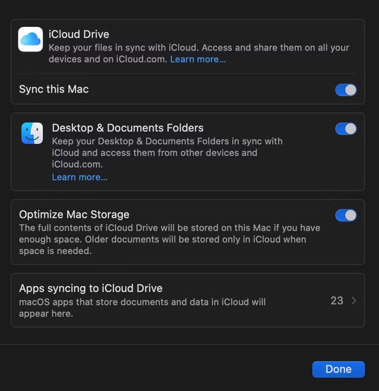 أفضل خيار لتخزين الملفات على جهاز Mac بين iCloud Drive والتخزين المحلي - %categories