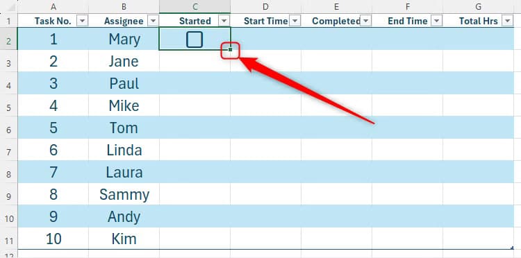 إضافة تاريخ ووقت تلقائي لمربعات الاختيار في Excel بخطوات سهلة - %categories