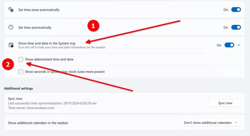 إظهار التاريخ والوقت الكامل على شريط المهام في Windows 11 بسهولة - %categories