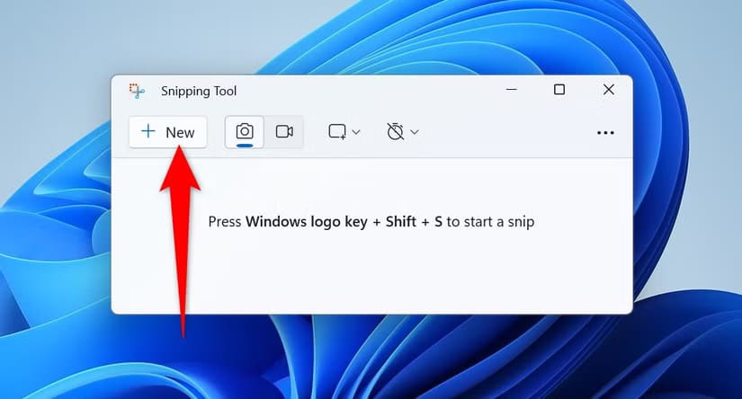 12-snipping-tool-new-screenshot أفضل طرق حماية الصور وإخفاء معلوماتها الحساسة على Windows 11