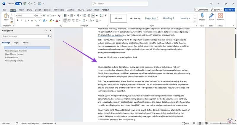 إضافة وحذف فواصل الصفحات في Microsoft Word بسهولة - %categories