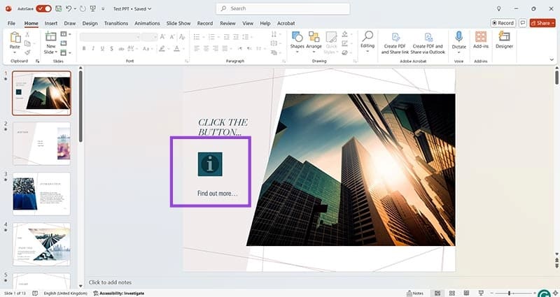 كيفية إنشاء أزرار الإجراءات في Microsoft PowerPoint - %categories