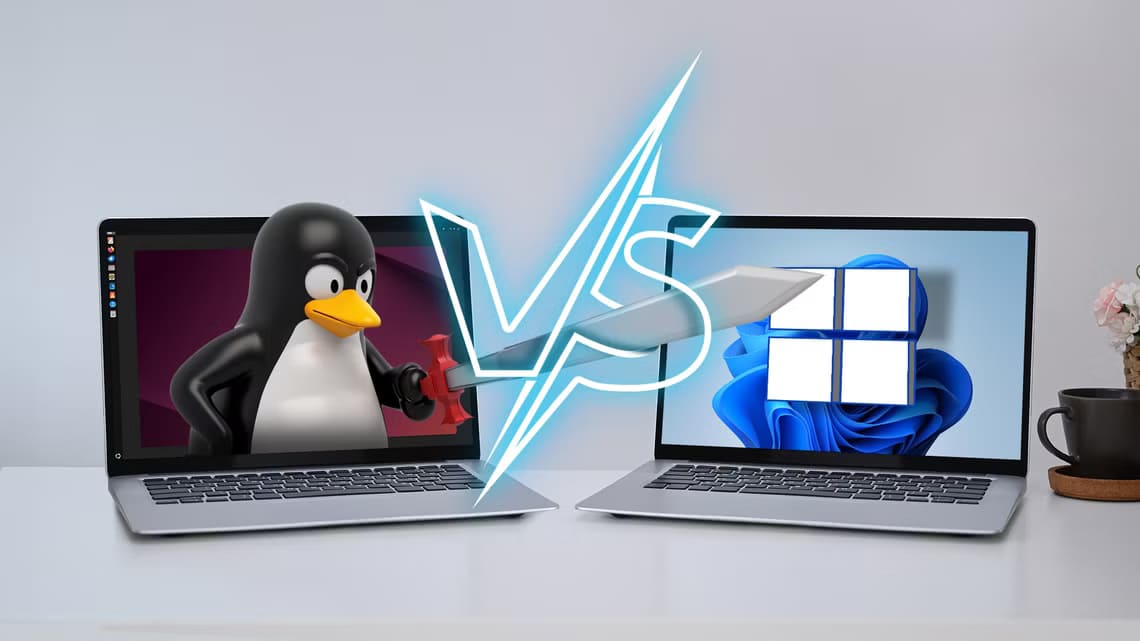 الفرق بين Windows وLinux وأيهما يناسب الاستخدام اليومي - %categories