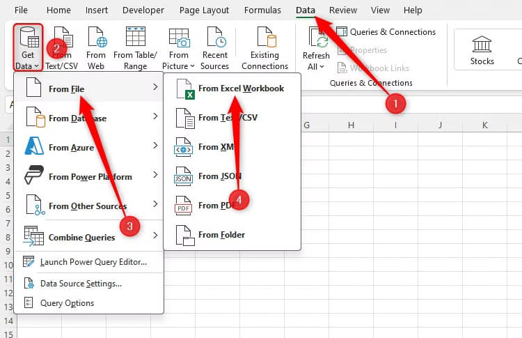 طرق سهلة لتنظيف واستيراد البيانات في Excel باستخدام Power Query - %categories