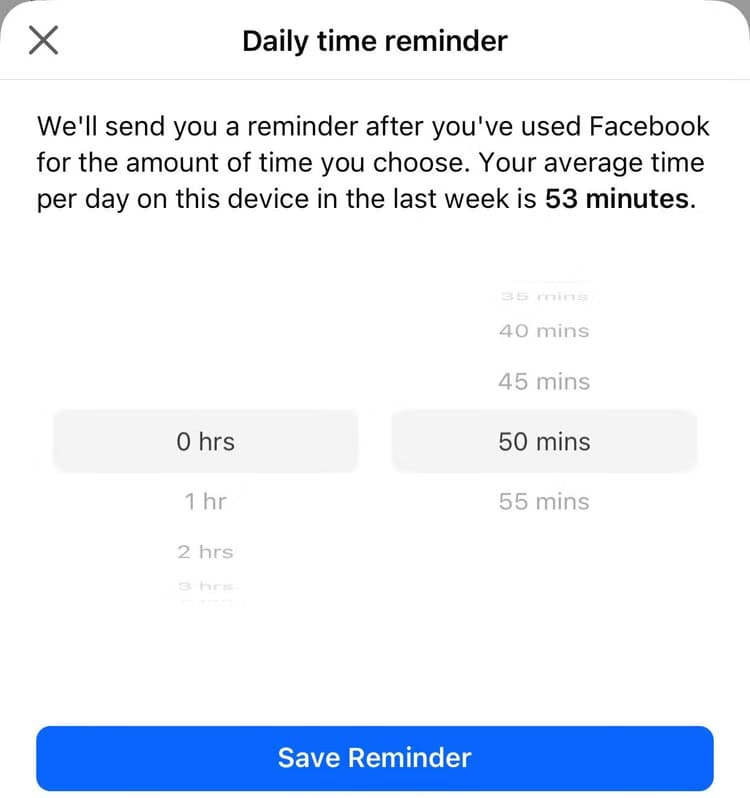 4-setting-a-daily-time-reminder-in-facebook-settings أفضل طرق لزيادة التفاعل على فيسبوك وتحسين ظهور المنشورات