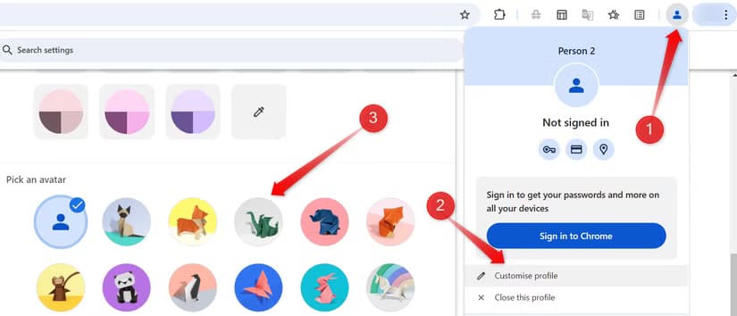 6-changing-the-avatar-of-a-chrome-profile كيف تجعل متصفح Chrome أكثر ملاءمة لاحتياجاتك الشخصية