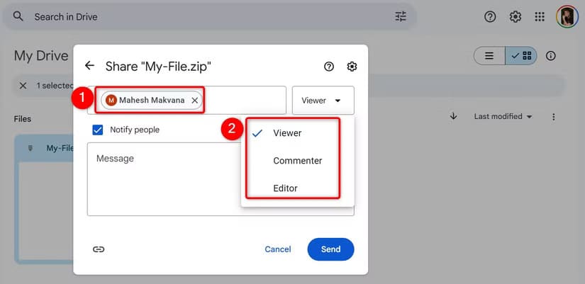 8-share-file-google-drive كيفية مشاركة الملفات الحساسة بأمان على نظام Windows 11