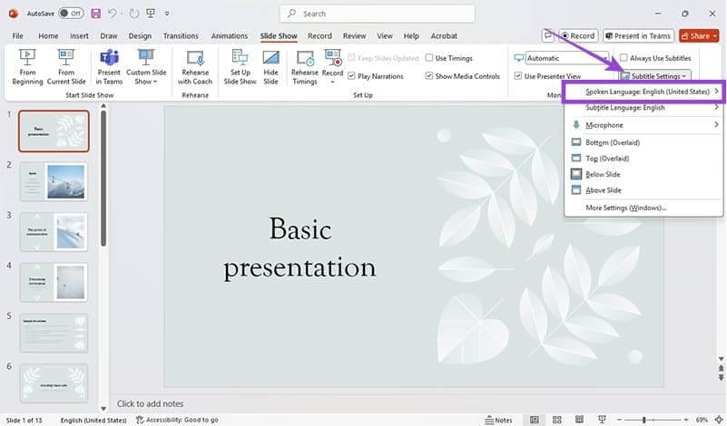 إضافة ترجمات مباشرة إلى عروض PowerPoint بسهولة وفعالية - %categories