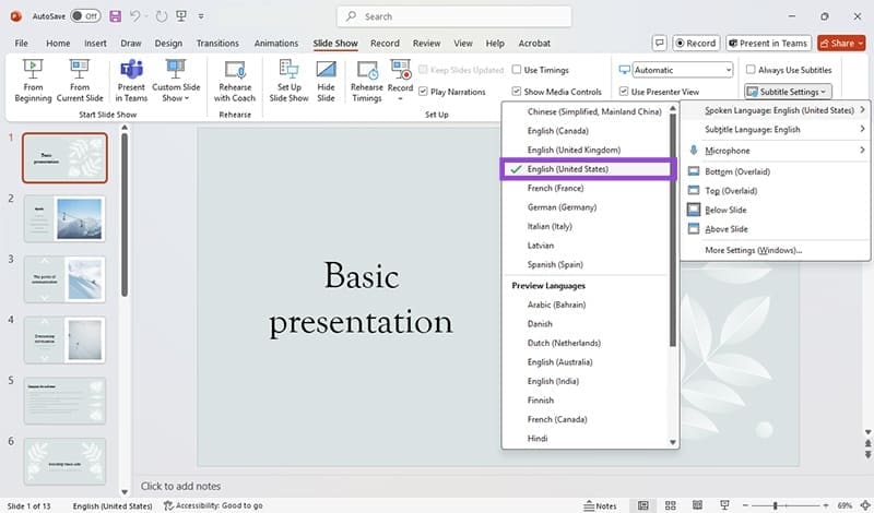 إضافة ترجمات مباشرة إلى عروض PowerPoint بسهولة وفعالية - %categories