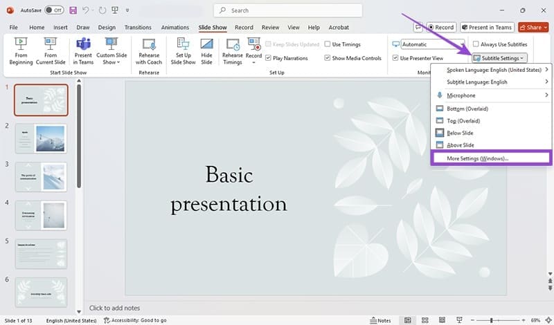 إضافة ترجمات مباشرة إلى عروض PowerPoint بسهولة وفعالية - %categories