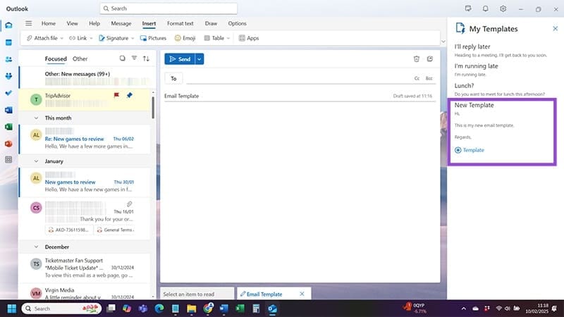 How-to-Create-Email-Templates-in-Outlook-6 طريقة إنشاء قوالب بريد إلكتروني مخصصة في Outlook لتوفير الوقت