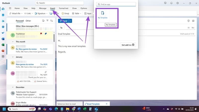 How-to-Create-Email-Templates-in-Outlook-8 طريقة إنشاء قوالب بريد إلكتروني مخصصة في Outlook لتوفير الوقت