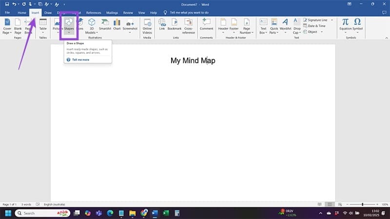 How-to-Create-a-Mind-Map-in-Microsoft-Word-6 طريقة إنشاء خرائط ذهنية بسهولة باستخدام Microsoft Word