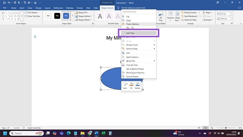 How-to-Create-a-Mind-Map-in-Microsoft-Word-9 طريقة إنشاء خرائط ذهنية بسهولة باستخدام Microsoft Word