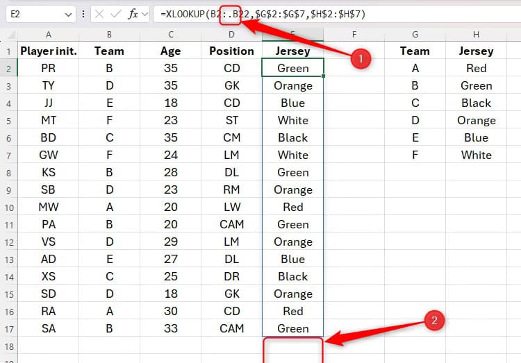 تنظيم جداول بيانات Excel باستخدام مشغلي TRIMRANGE وTrim Ref - %categories