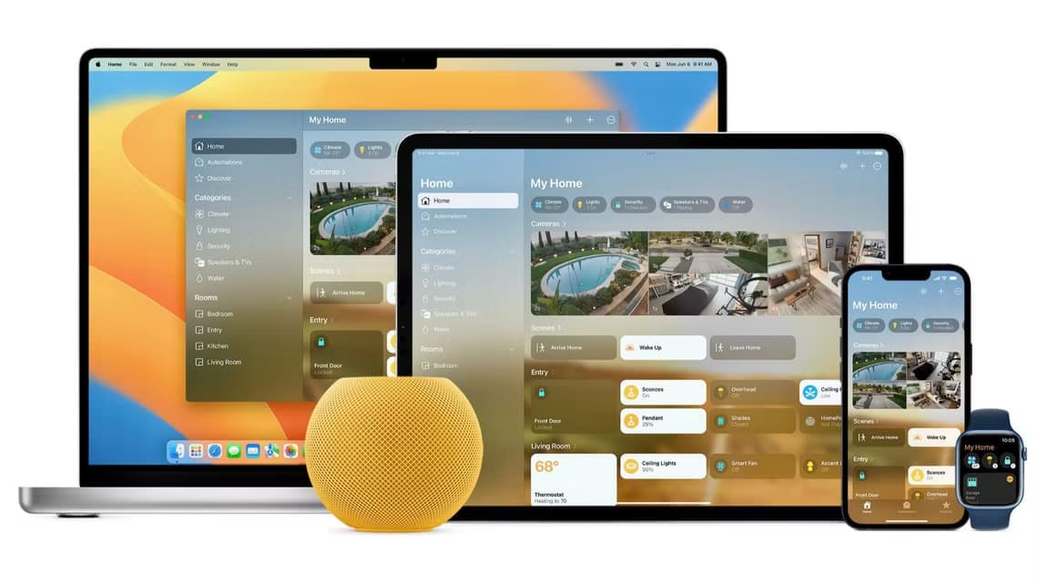 apple-homekit-secure-video-on-a-mac-iphone-ipad-and-apple-watch كيفية تفعيل فيديو HomeKit الآمن لكاميرات المنزل الذكي وأهميته في 2025