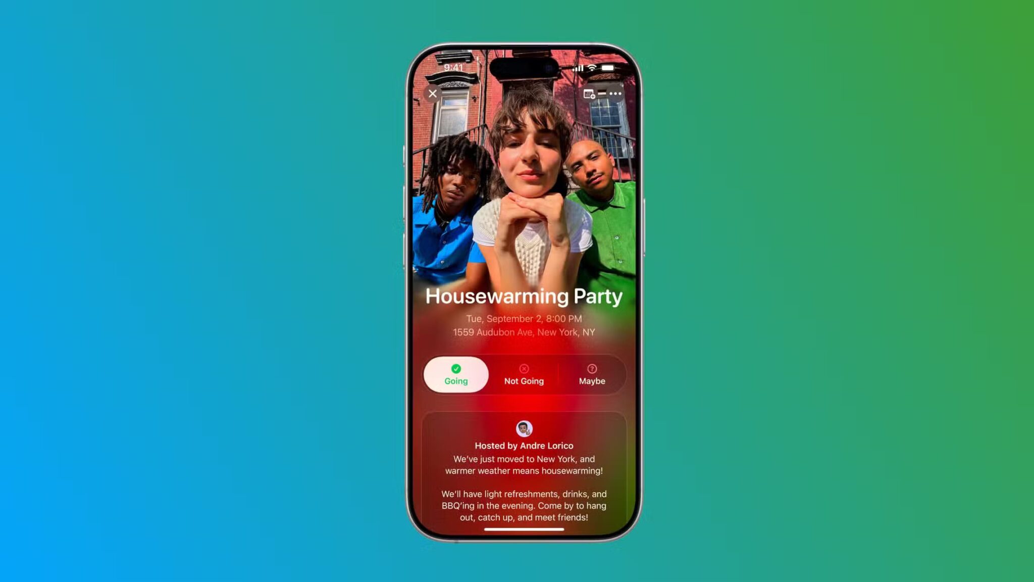 apple-invites-app-promotional-on-a-colorful-background-scaled إدارة الأحداث بسهولة باستخدام أدوات دعوات Apple الفعّالة