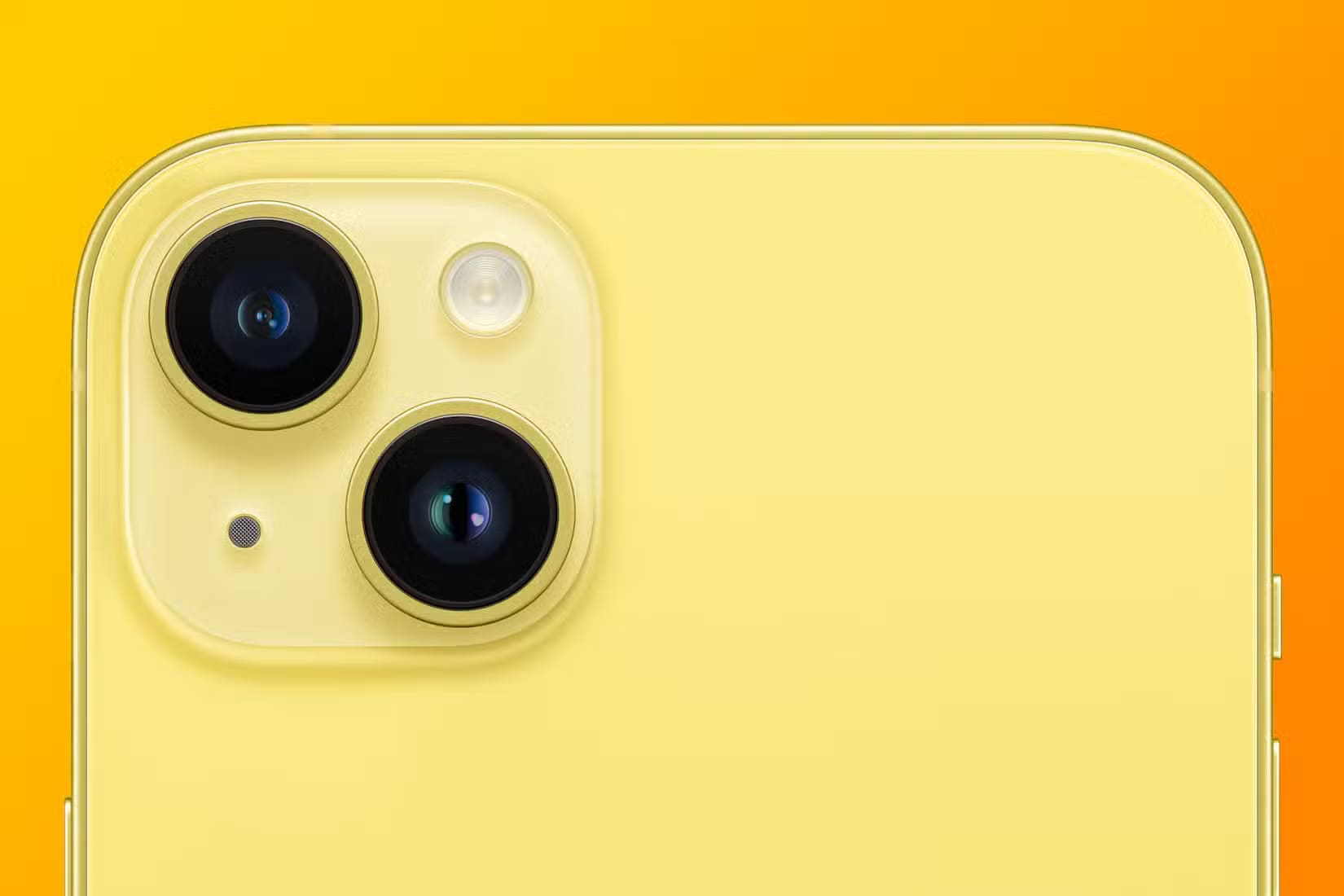 apple-iphone-14-yellow-rear-cameras أحدث منتجات Apple المتوقعة التي قد تغير تجربتك التكنولوجية