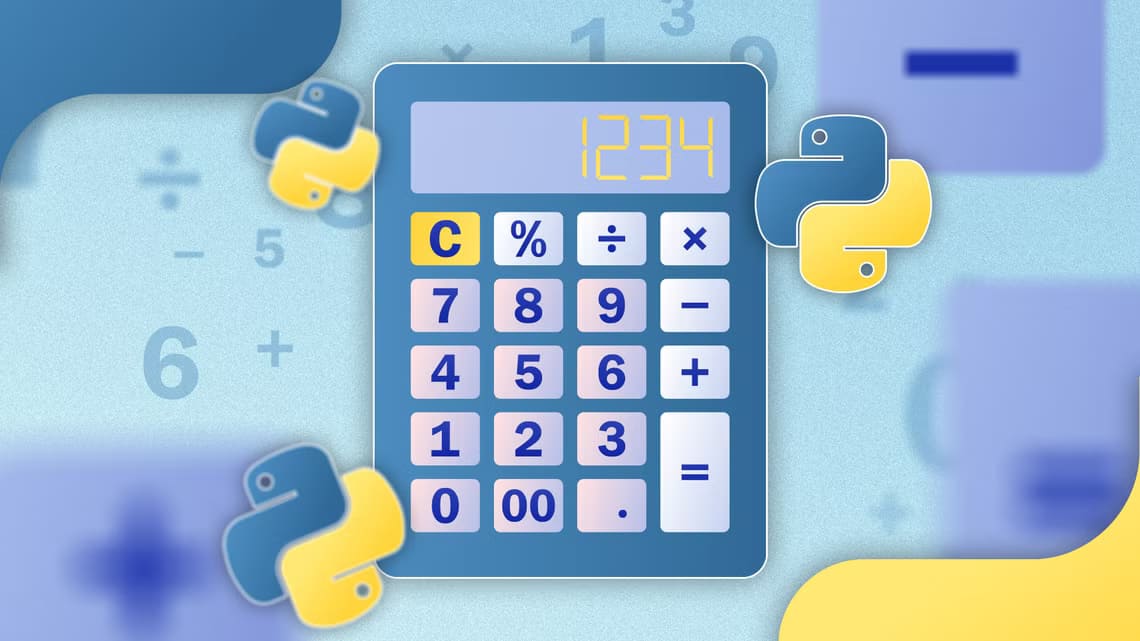 calculator-python-logos كيفية استخدام Python كآلة حاسبة متقدمة بخطوات بسيطة وفعالة